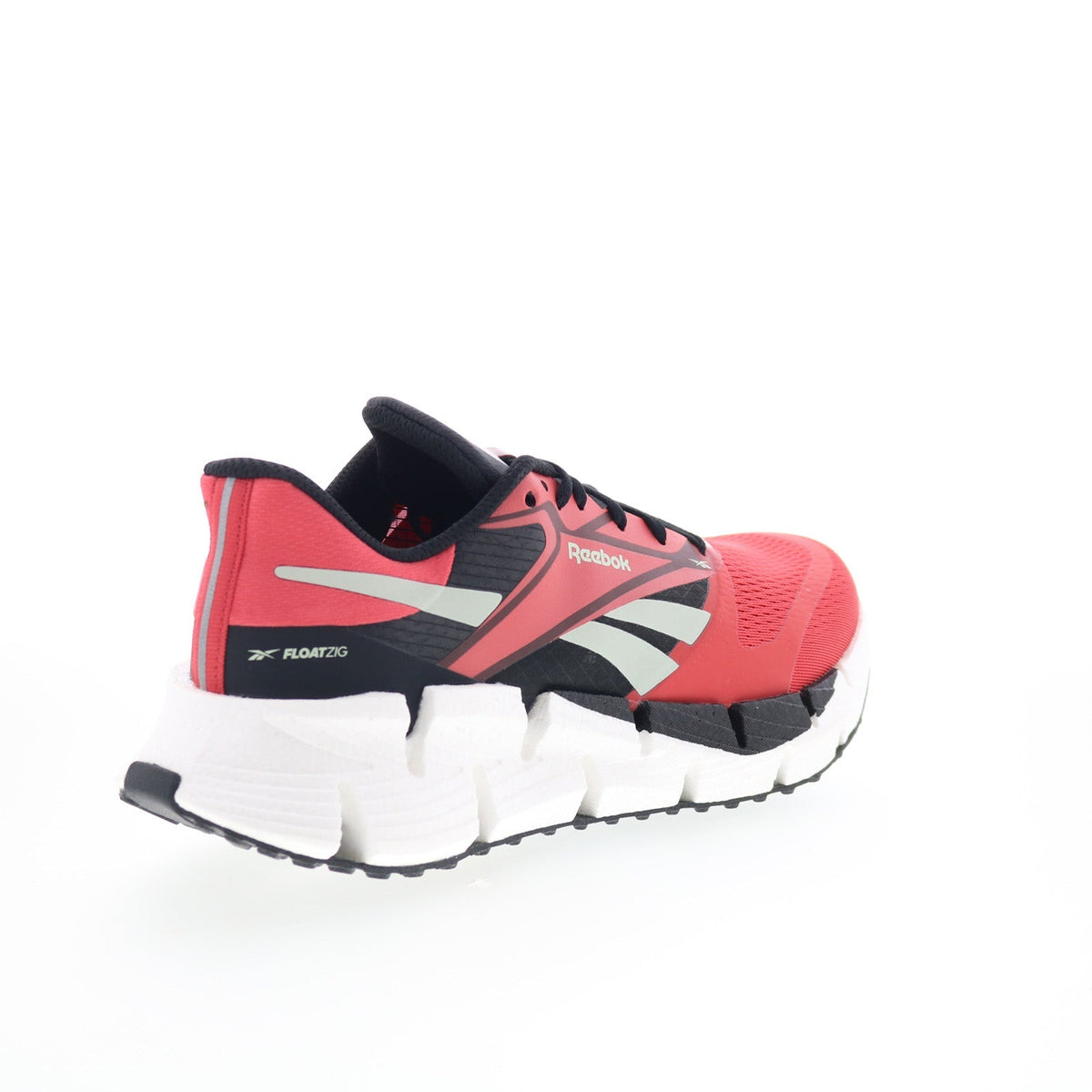 Reebok Floatzig 1 Mens Red Mesh Lace Up Athletic Running Shoes