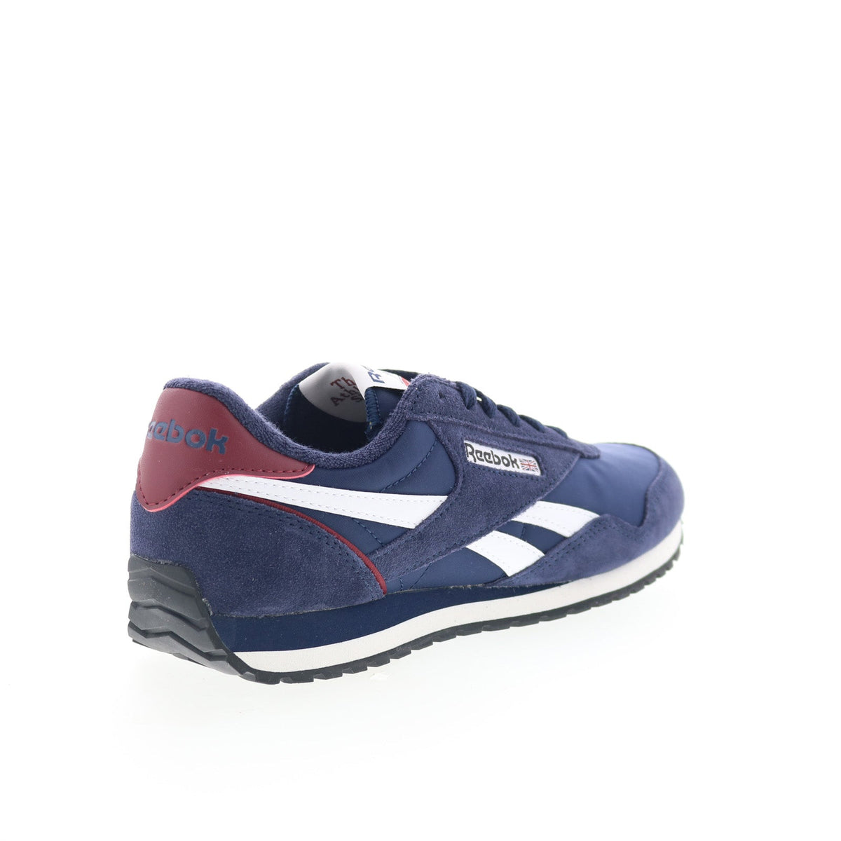 Reebok Classic AZ Mens Blue Suede Lace Up Lifestyle Sneakers Shoes