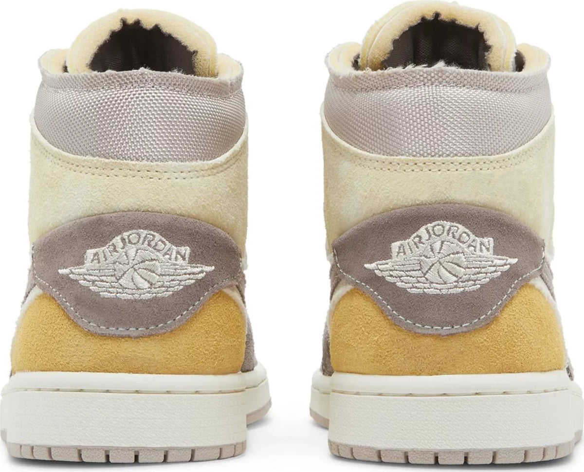 Nike Mens Air Jordan 1 Mid SE Craft Sneakers - 'Inside Out - Taupe Haze'