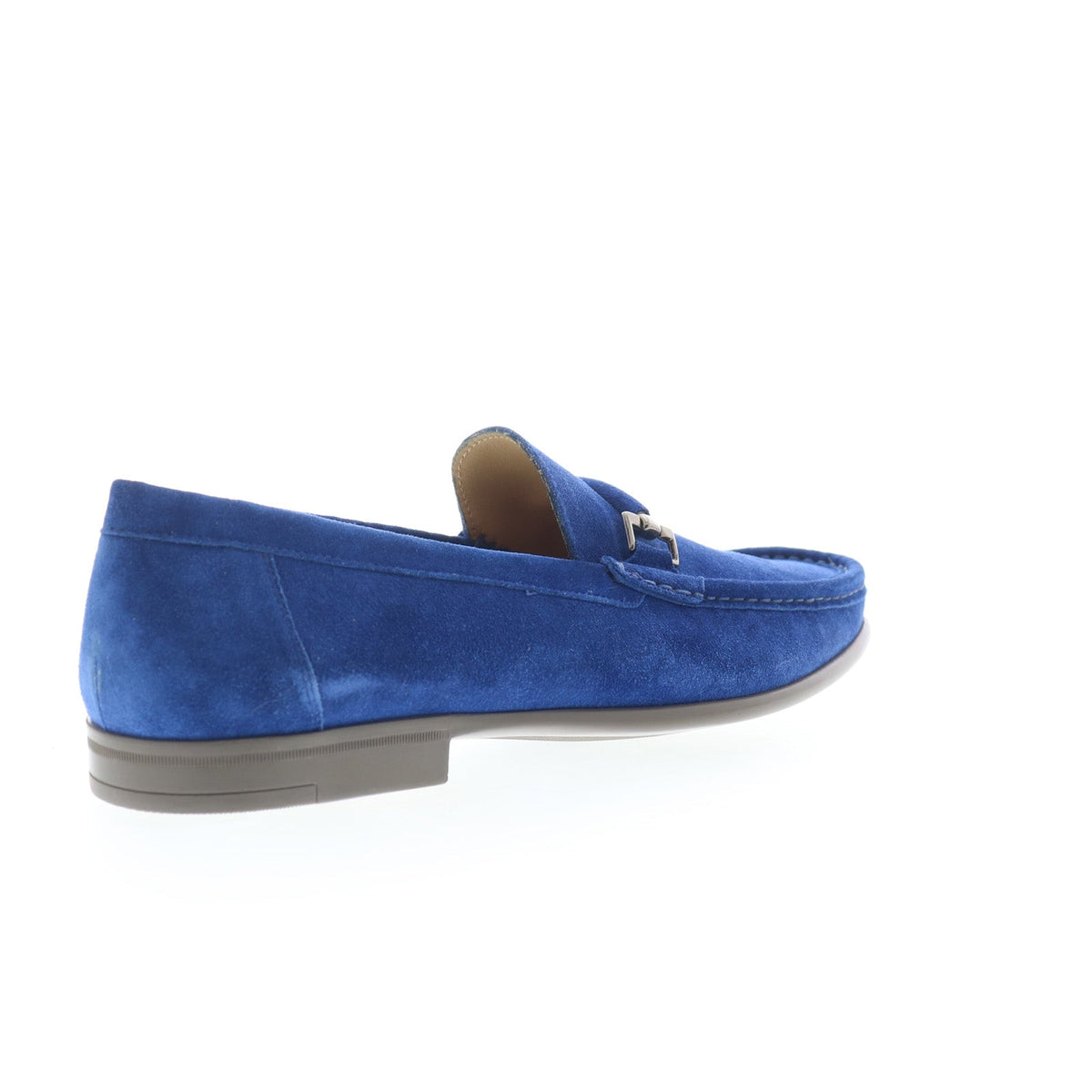 Mezlan Landa Suede 14004 Mens Blue Suede Loafers & Slip Ons Casual Shoes