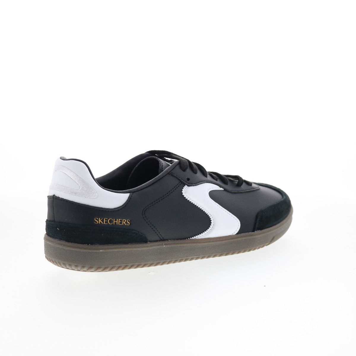 Skechers Hotshot - Pyke Mens Black Synthetic Wide Lifestyle Sneakers Shoes
