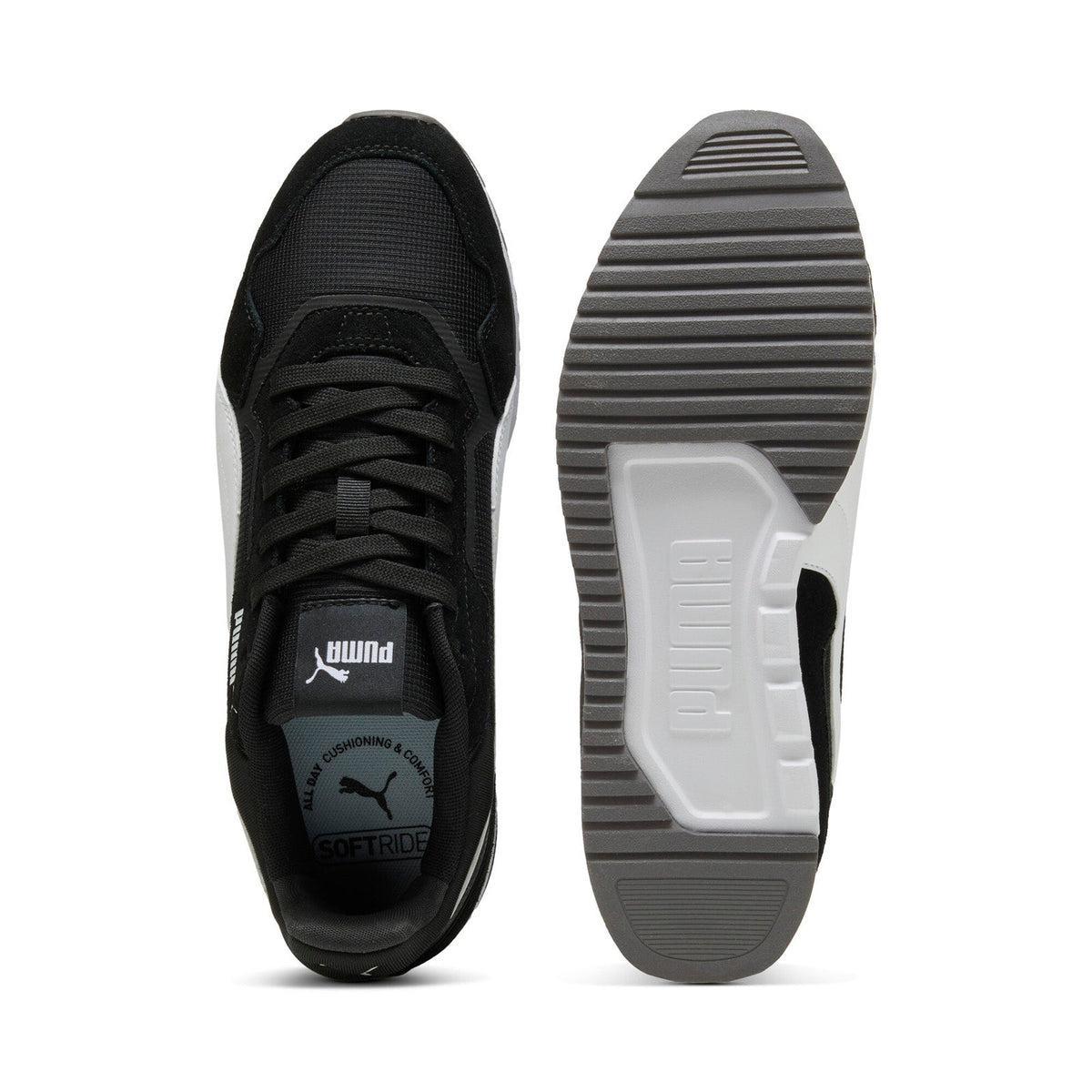 Puma Softride ST Miler 40263503 Mens Black Lifestyle Sneakers Shoes