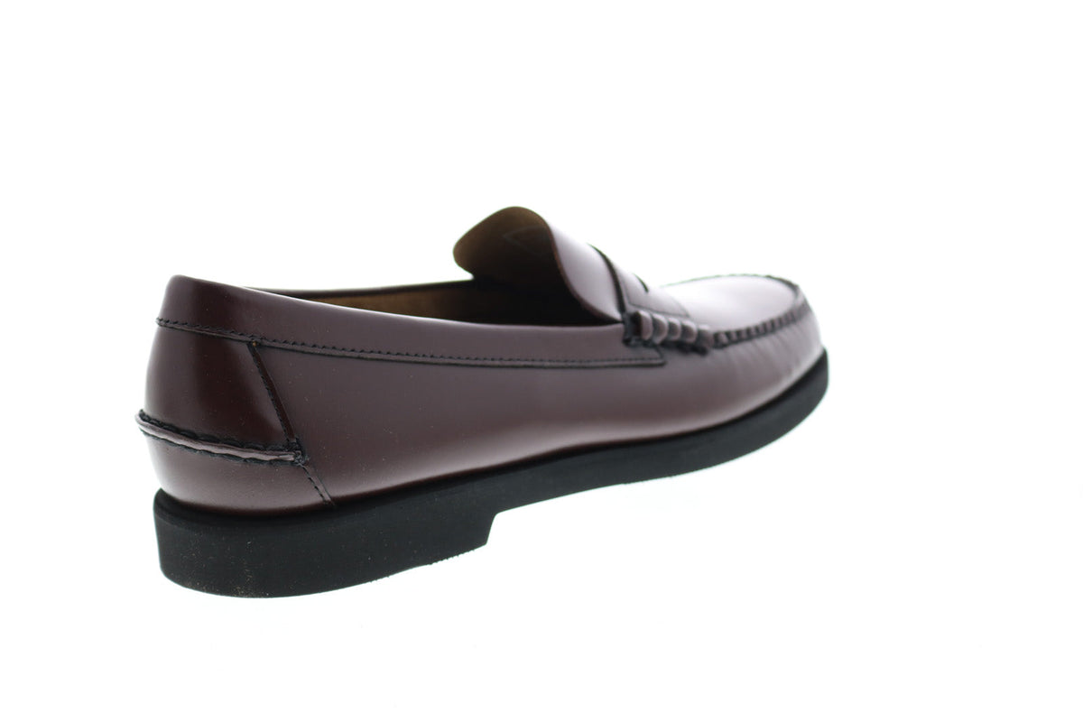 Sebago Dan Polaris 7001GW0-903 Mens Brown Wide Loafers & Slip Ons Penny Shoes