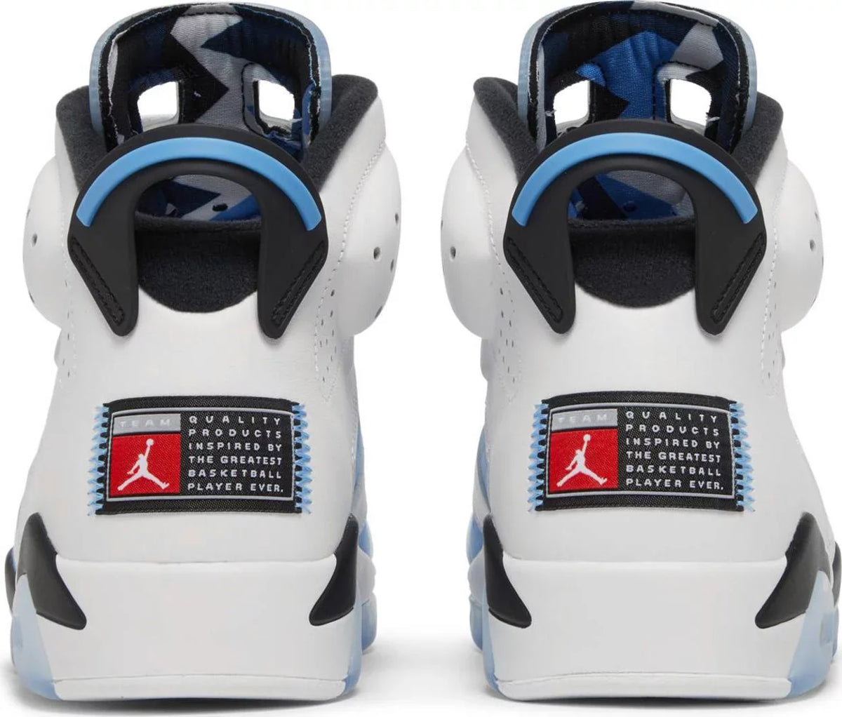 Nike Mens Air Jordan 6 Retro Sneakers - 'UNC Home'