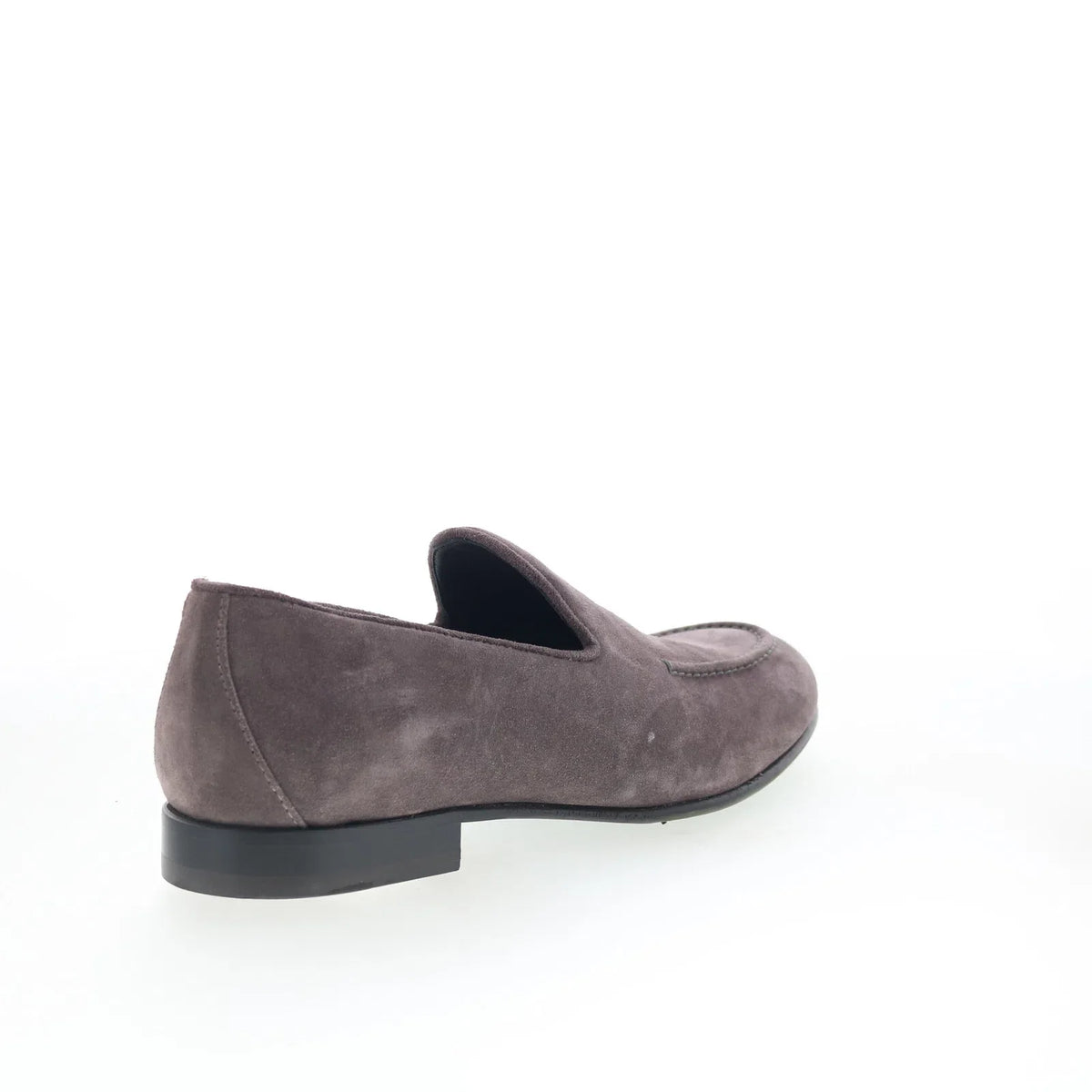 Pastori by Di Bianco Marcus Mens Gray Suede Loafers & Slip Ons Casual Shoes