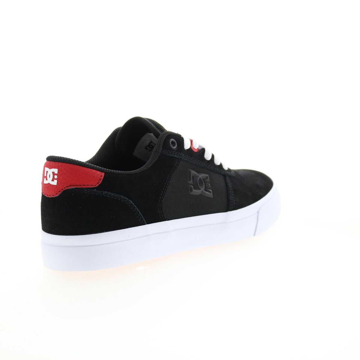 DC Teknic ADYS300763-BR2 Mens Black Canvas Skate Inspired Sneakers Shoes