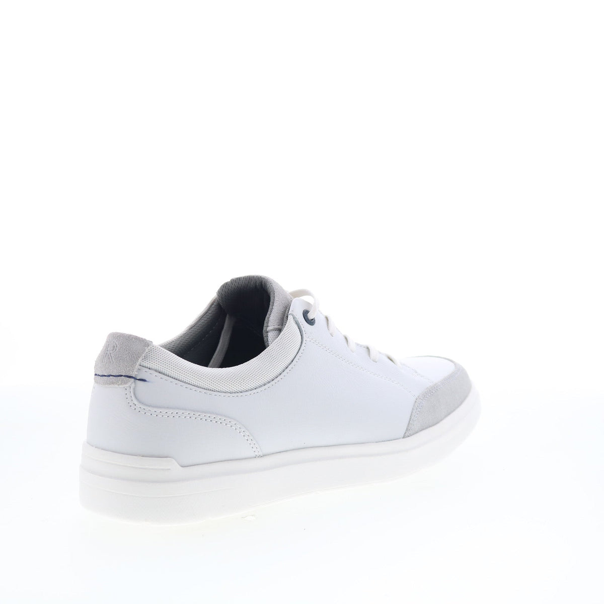 Rockport Total Motion Court Blucher Mens White Lifestyle Sneakers Shoes