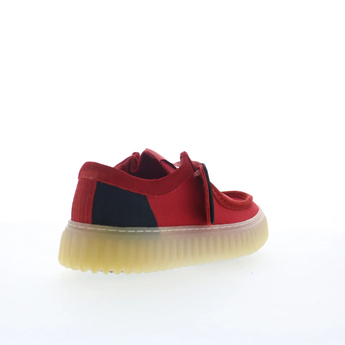 Clarks Torhill Lo 26176995 Mens Red Canvas Oxfords & Lace Ups Casual Shoes
