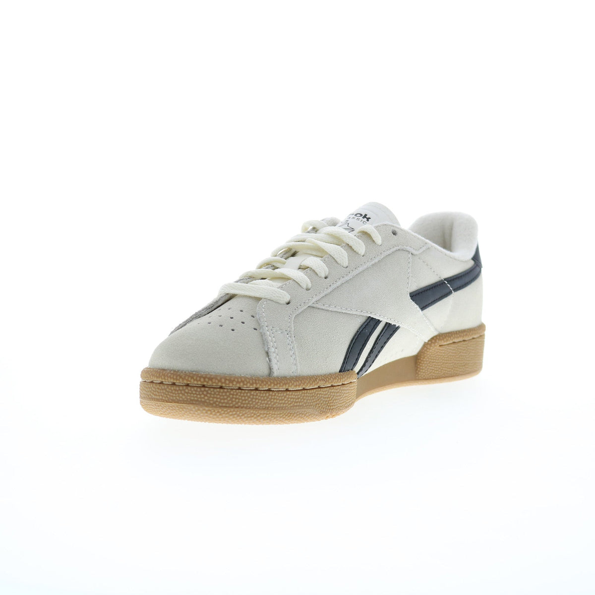 Reebok Club C Grounds UK Mens Beige Suede Lace Up Lifestyle Sneakers Shoes