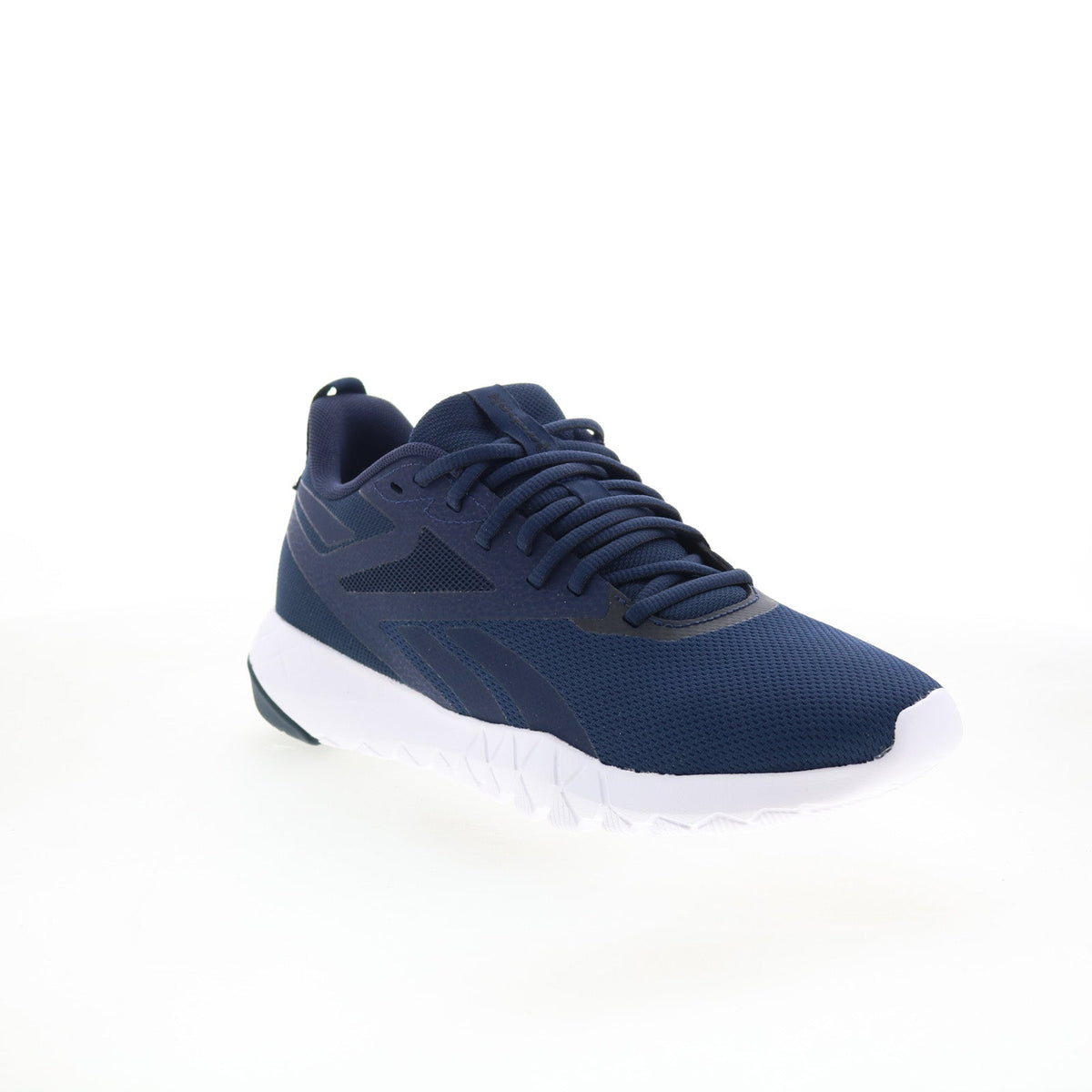 Reebok Flexagon Force 4 Mens Blue Canvas Athletic Cross Training Shoes