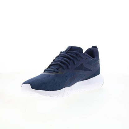 Reebok Flexagon Force 4 Mens Blue Canvas Athletic Cross Training Shoes