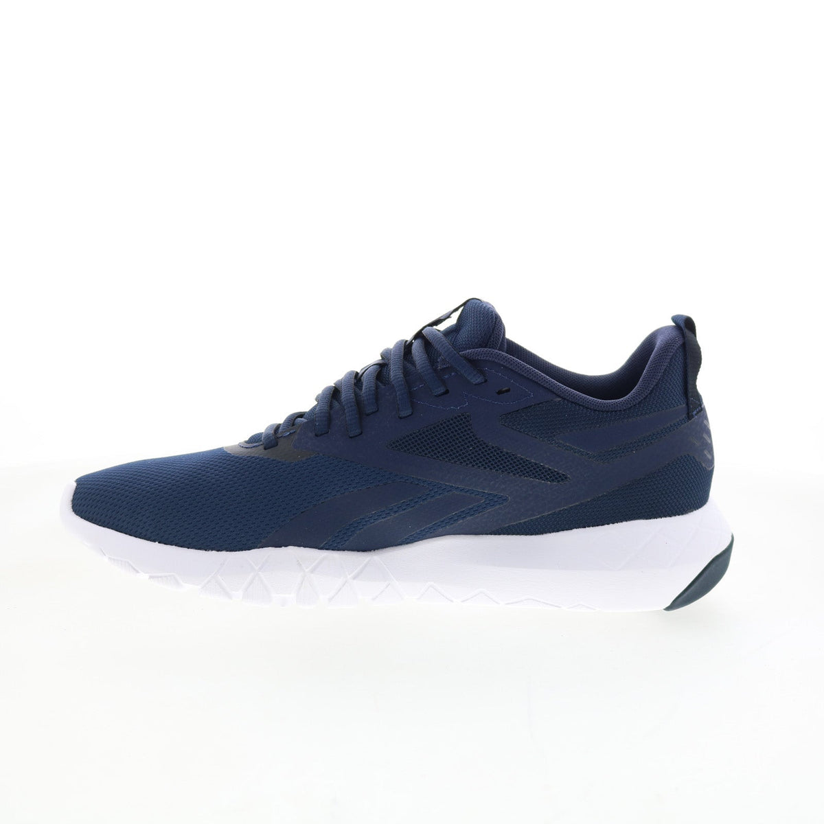 Reebok Flexagon Force 4 Mens Blue Canvas Athletic Cross Training Shoes