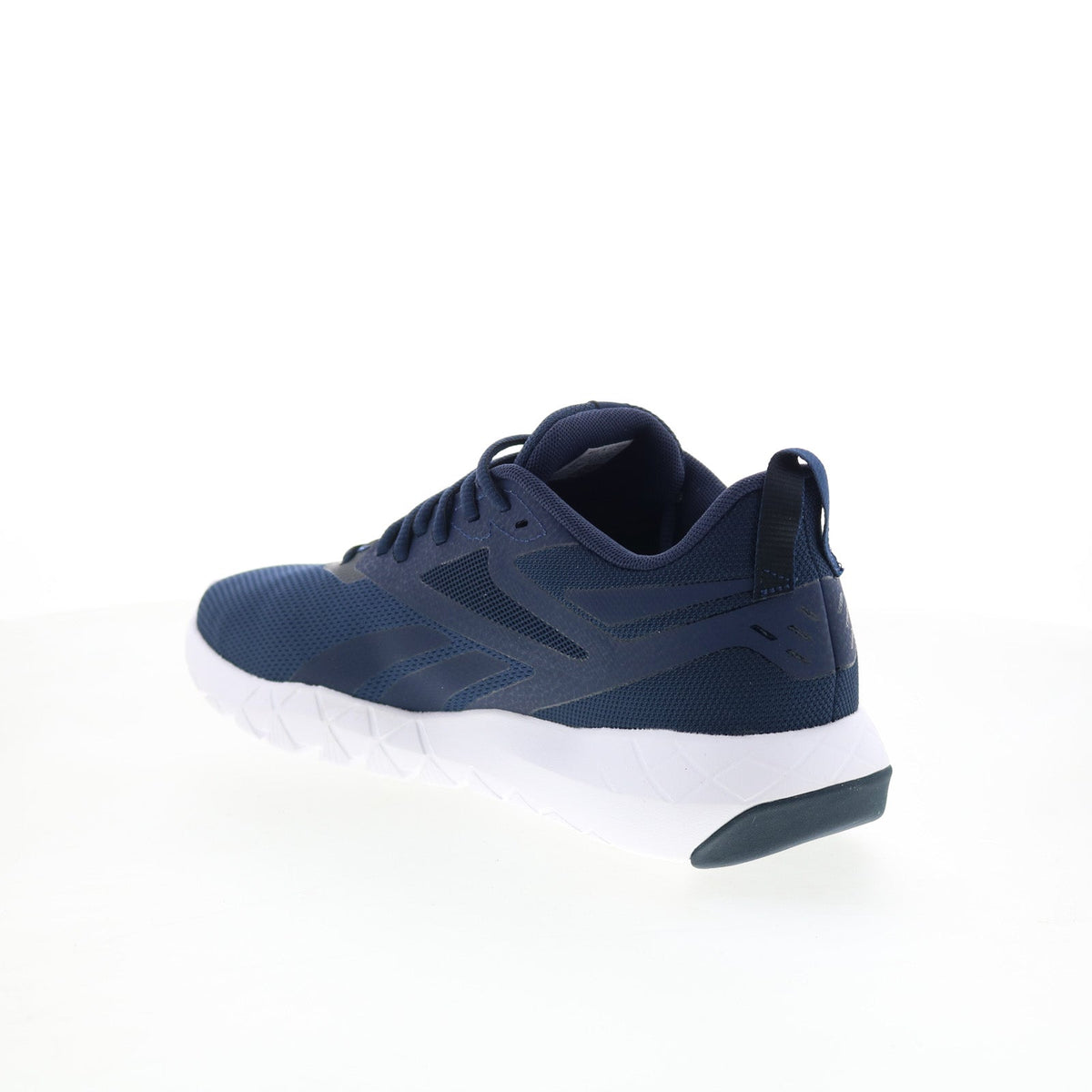 Reebok Flexagon Force 4 Mens Blue Canvas Athletic Cross Training Shoes