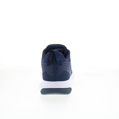 Reebok Flexagon Force 4 Mens Blue Canvas Athletic Cross Training Shoes