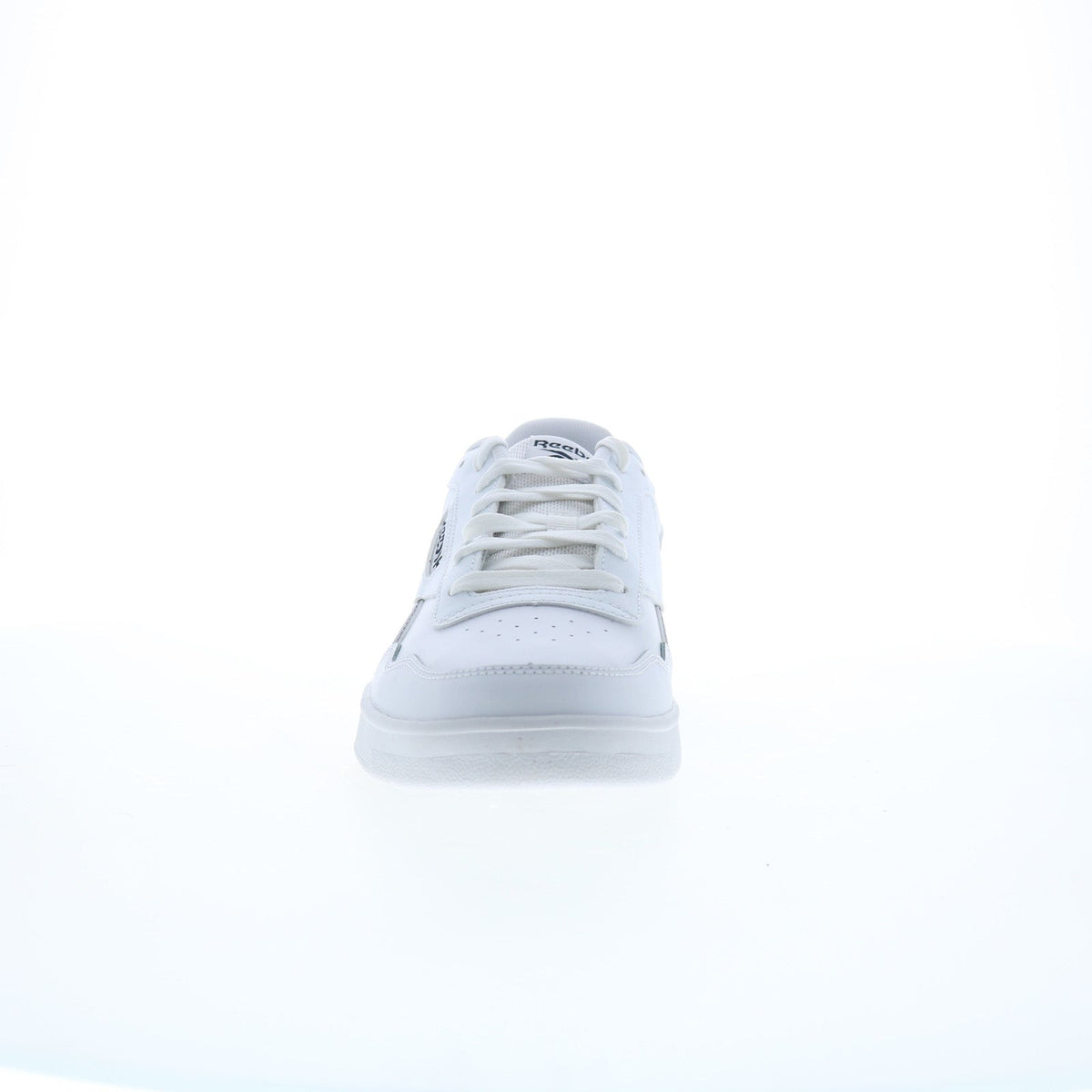 Reebok Court Advance Mens White Leather Lace Up Lifestyle Sneakers Shoes