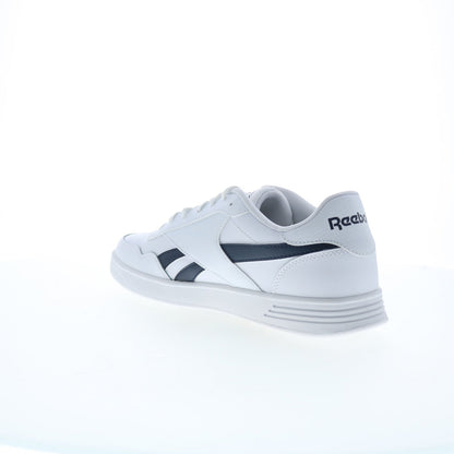 Reebok Court Advance Mens White Leather Lace Up Lifestyle Sneakers Shoes