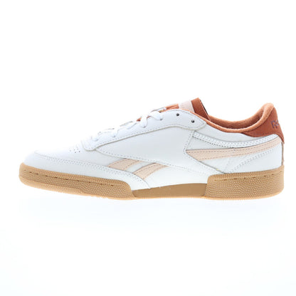 Reebok Club C Revenge Vintage Mens White Leather Lifestyle Sneakers Shoes