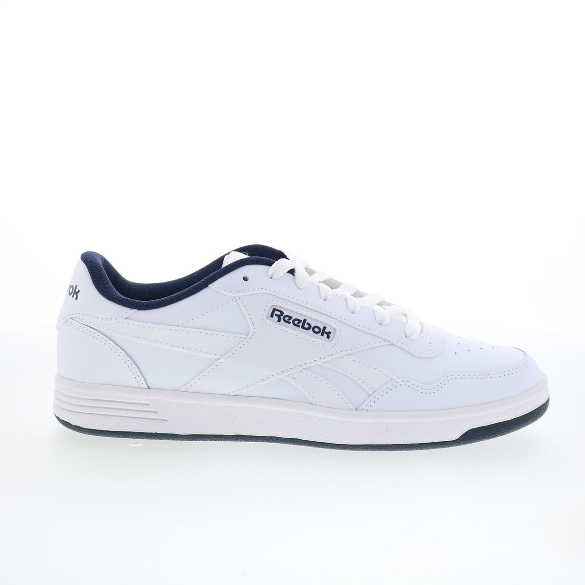 Reebok Court Advance Mens White Leather Lace Up Lifestyle Sneakers Shoes