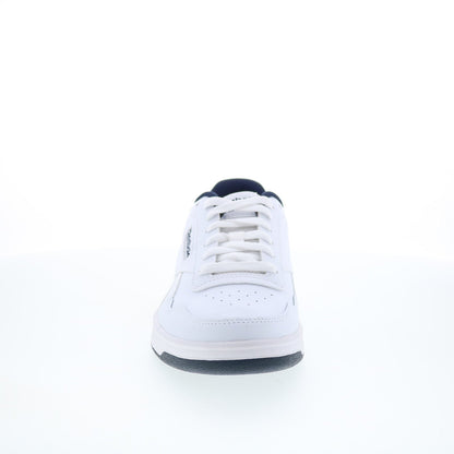 Reebok Court Advance Mens White Leather Lace Up Lifestyle Sneakers Shoes