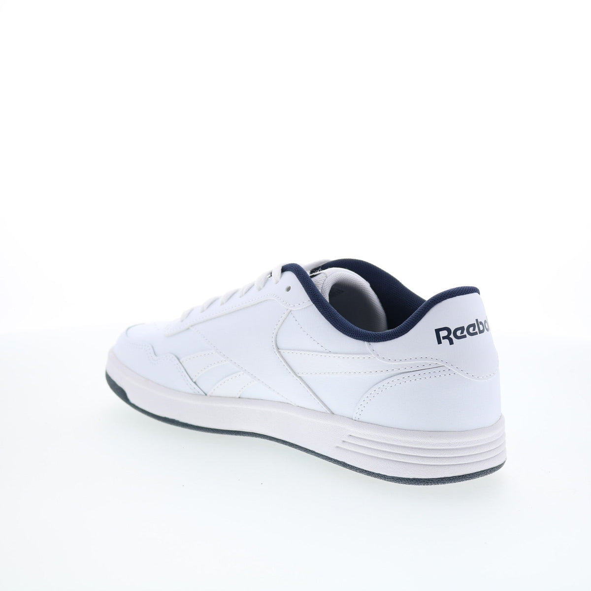Reebok Court Advance Mens White Leather Lace Up Lifestyle Sneakers Shoes