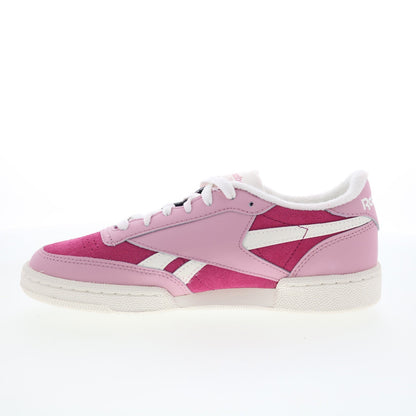 Reebok Club C Revenge II Womens Pink Leather Lifestyle Sneakers Shoes