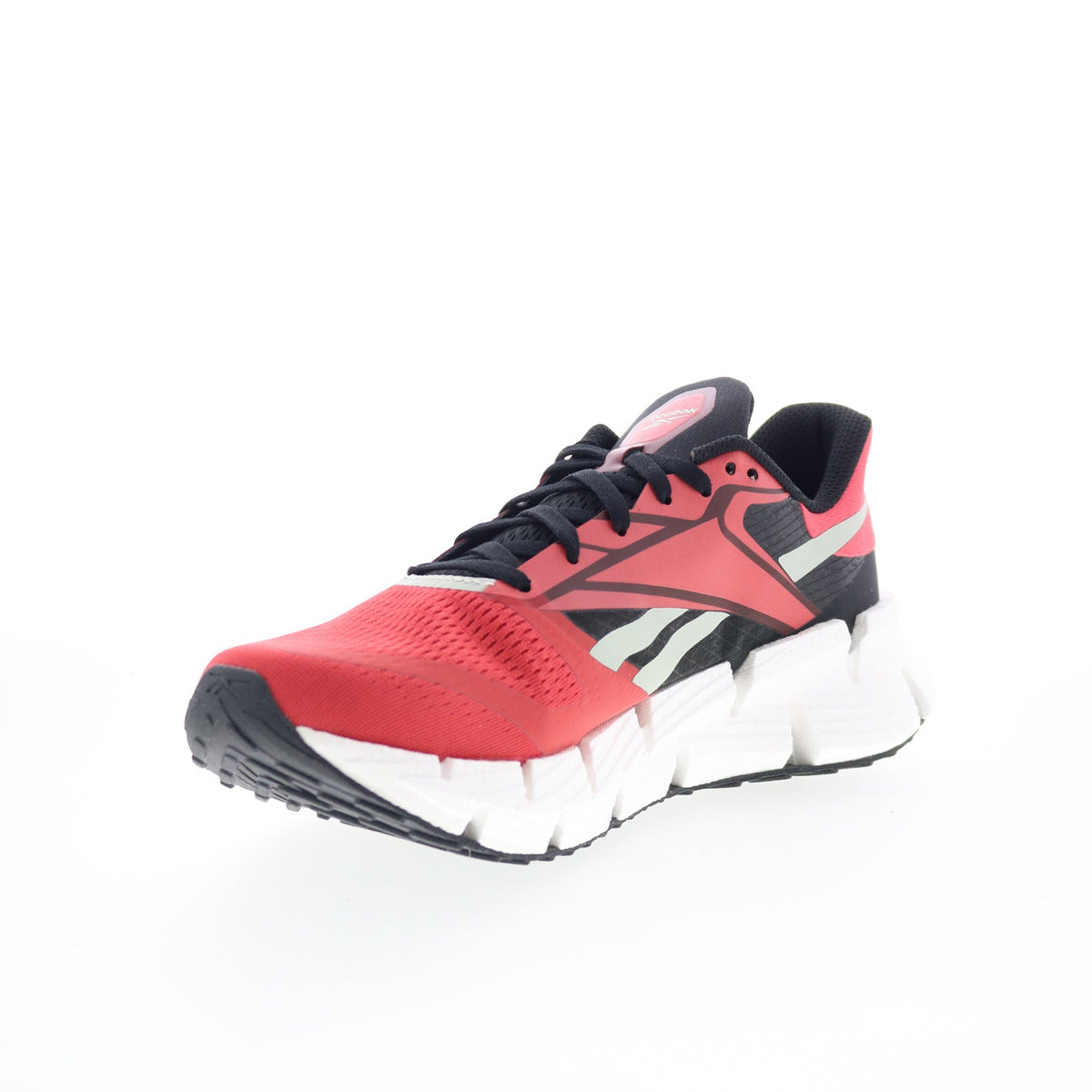Reebok Floatzig 1 Mens Red Mesh Lace Up Athletic Running Shoes