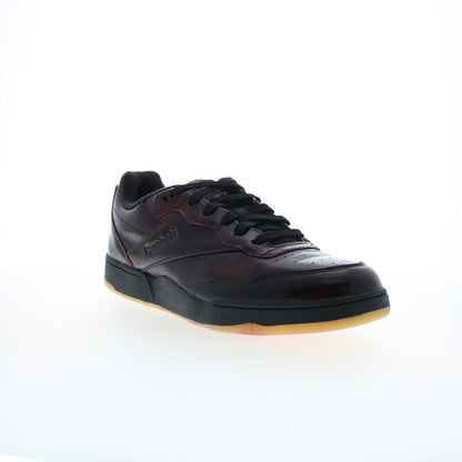 Reebok BB 4000 II Mens Red Leather Lace Up Lifestyle Sneakers Shoes