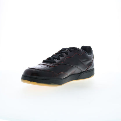 Reebok BB 4000 II Mens Red Leather Lace Up Lifestyle Sneakers Shoes