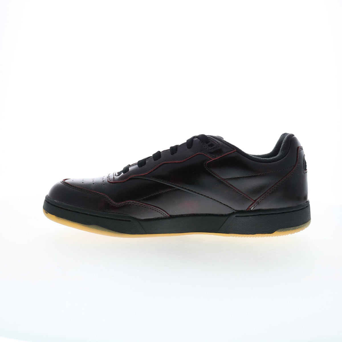 Reebok BB 4000 II Mens Red Leather Lace Up Lifestyle Sneakers Shoes