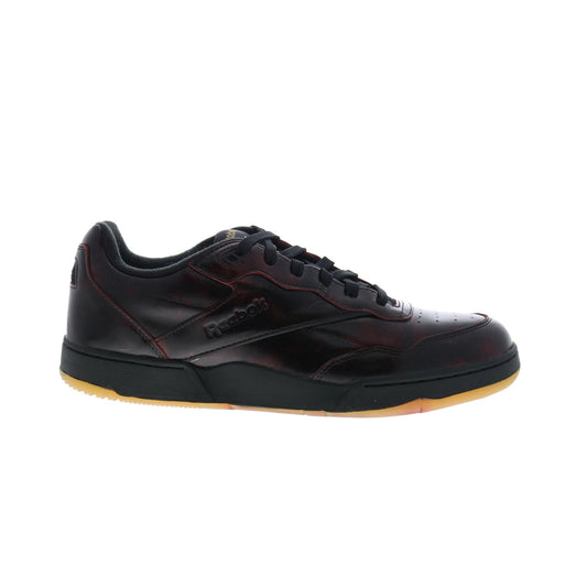 Reebok BB 4000 II Mens Red Leather Lace Up Lifestyle Sneakers Shoes