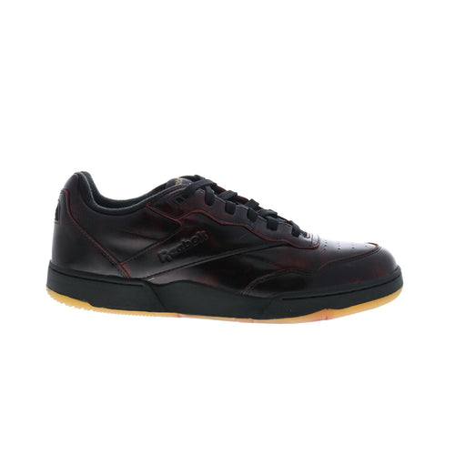 Reebok BB 4000 II Mens Red Leather Lace Up Lifestyle Sneakers Shoes