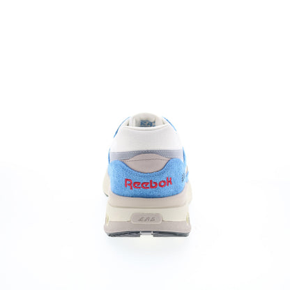 Reebok ERS World Mens White Suede Lace Up Lifestyle Sneakers Shoes