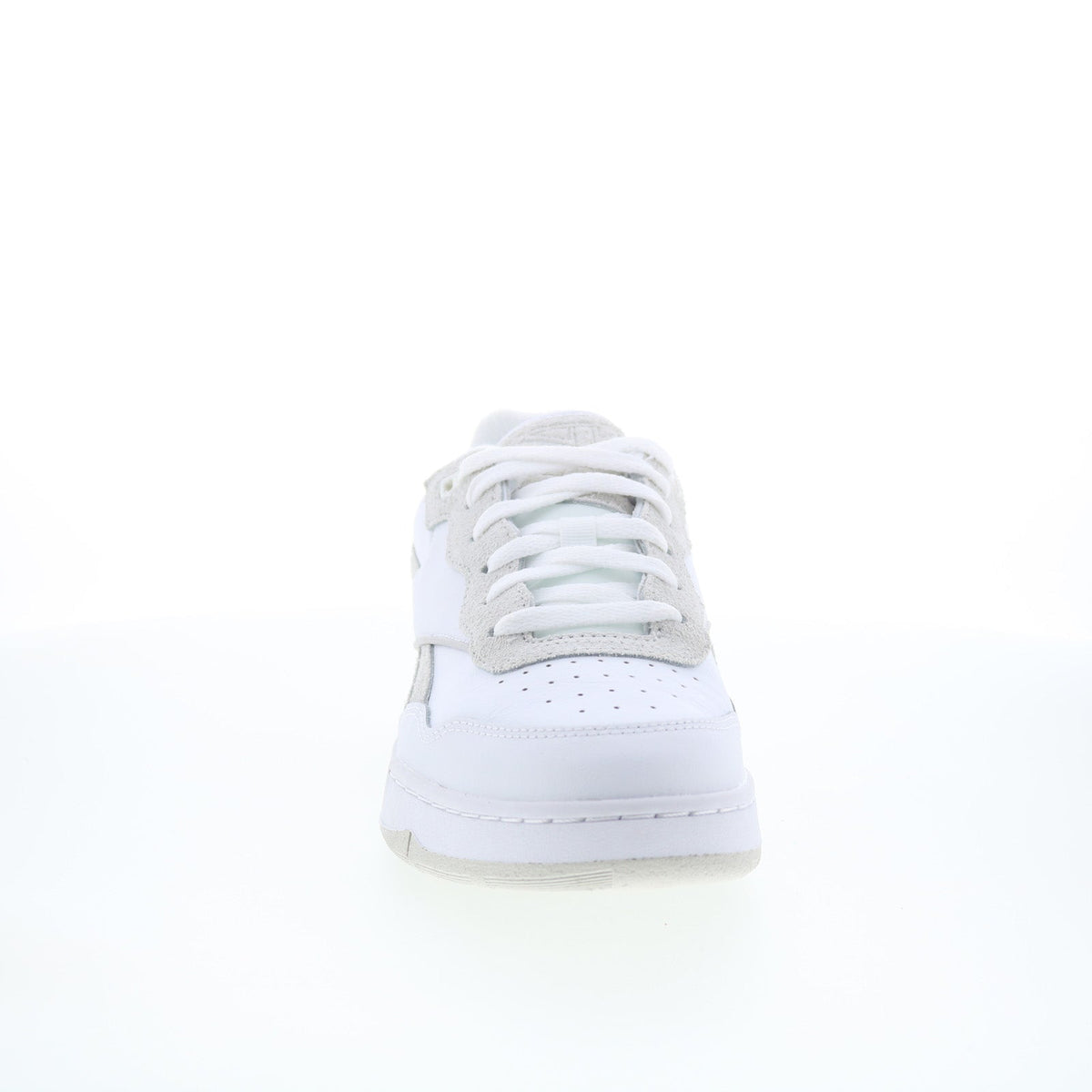 Reebok BB 4000 II Mens White Leather Lace Up Lifestyle Sneakers Shoes