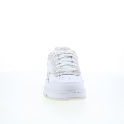 Reebok BB 4000 II Mens White Leather Lace Up Lifestyle Sneakers Shoes