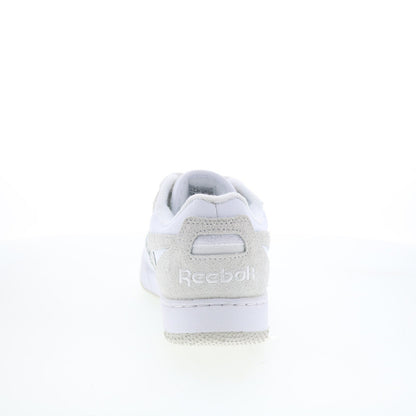 Reebok BB 4000 II Mens White Leather Lace Up Lifestyle Sneakers Shoes