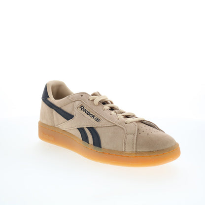 Reebok Club C Grounds UK Mens Brown Suede Lace Up Lifestyle Sneakers Shoes