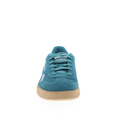 Reebok Smash Edge Mens Green Suede Lace Up Lifestyle Sneakers Shoes