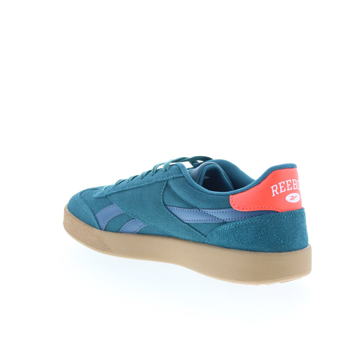 Reebok Smash Edge Mens Green Suede Lace Up Lifestyle Sneakers Shoes