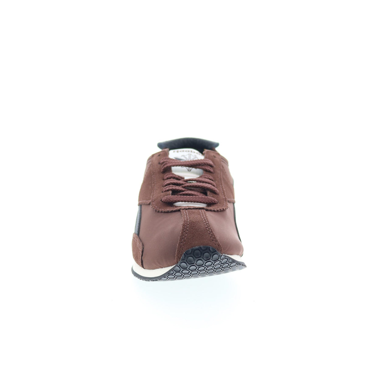 Reebok R400 Mens Brown Leather Lace Up Lifestyle Sneakers Shoes