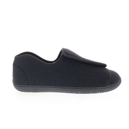 FoamTreads Doctor 2 DOCTOR-2 Mens Black Synthetic Loafer Slippers Shoes