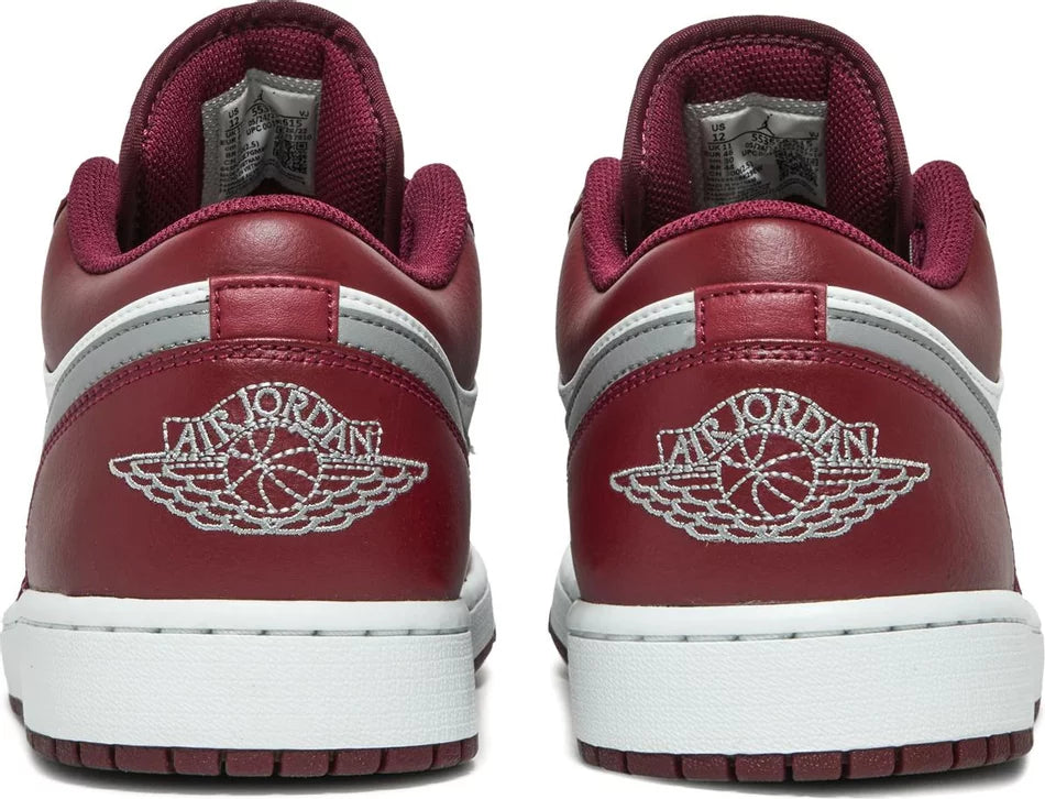 Nike Mens Air Jordan 1 Low Sneakers - 'Bordeaux'