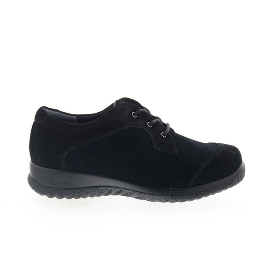Drew Hope 10573-53 Mens Black Extra Wide Suede Lifestyle Sneakers Shoes