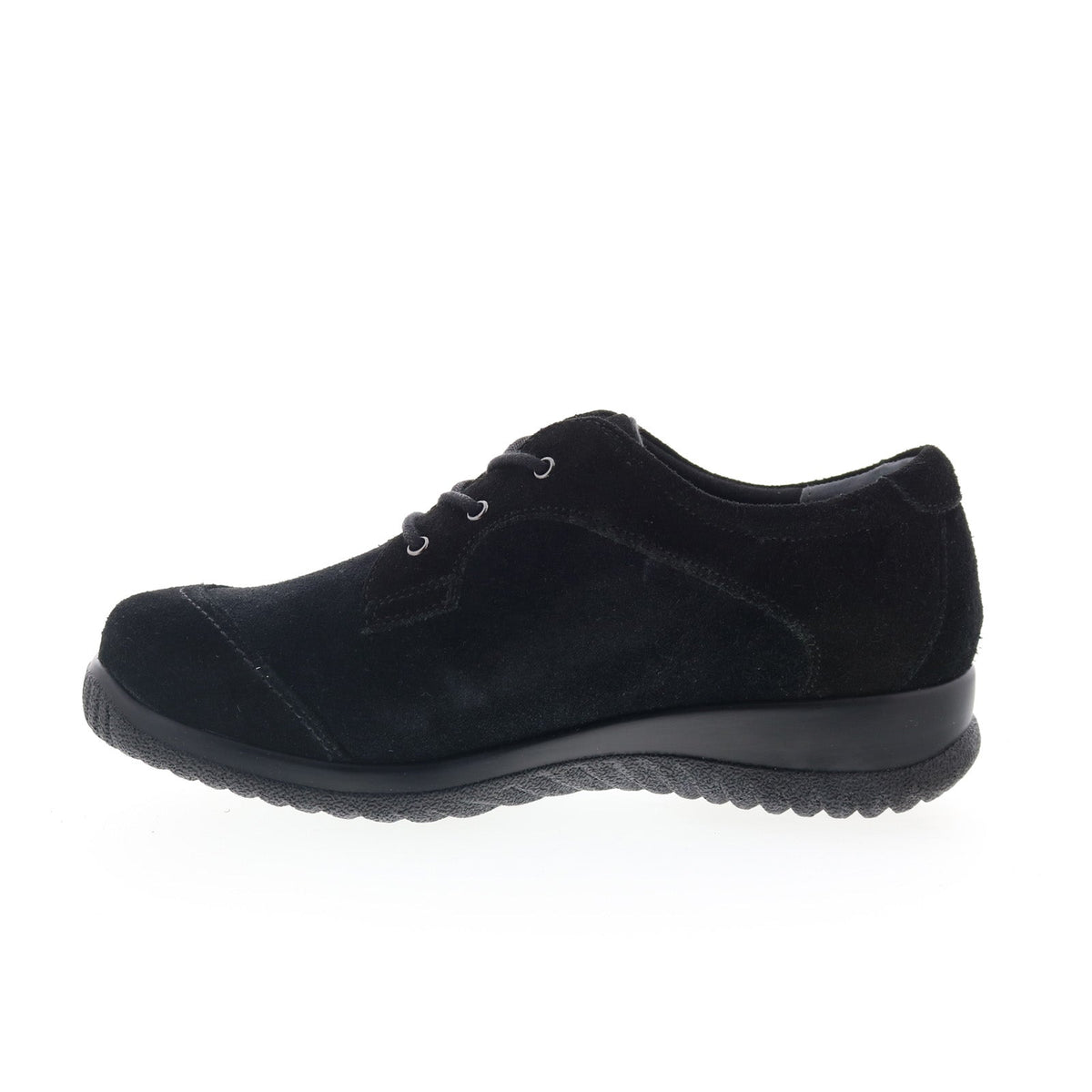 Drew Hope 10573-53 Mens Black Extra Wide Suede Lifestyle Sneakers Shoes