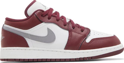 Nike Grade School Womens Air Jordan 1 Low Sneakers - 'Bordeaux'