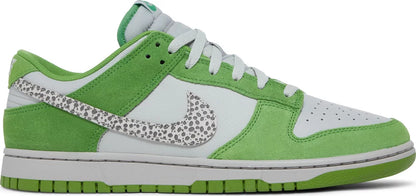 Nike Mens Dunk Low Sneakers - 'Safari Swoosh - Chlorophyll'