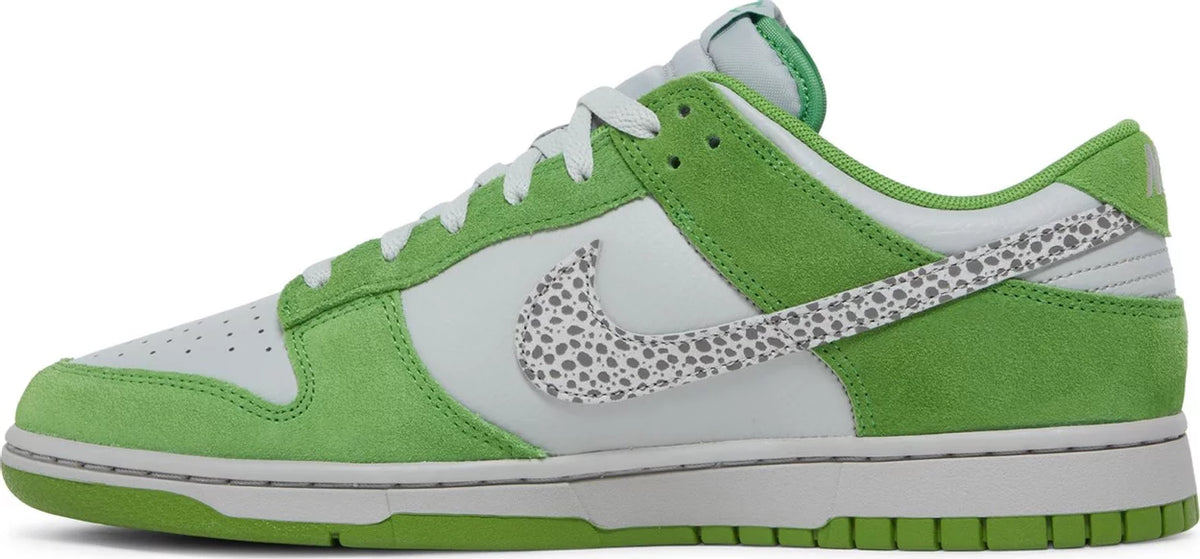 Nike Mens Dunk Low Sneakers - 'Safari Swoosh - Chlorophyll'