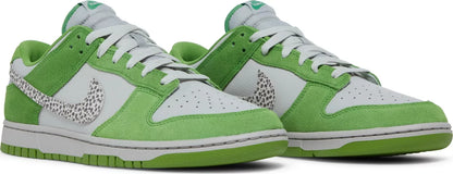 Nike Mens Dunk Low Sneakers - 'Safari Swoosh - Chlorophyll'