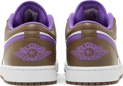 Nike Mens Air Jordan 1 Low Sneakers - 'Purple Mocha'