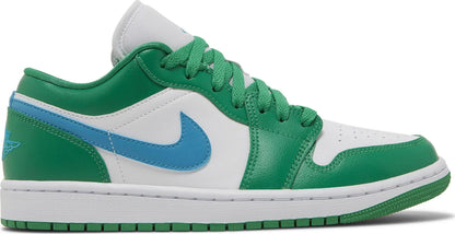 Nike Womens Air Jordan 1 Low Sneakers - 'Lucky Green'