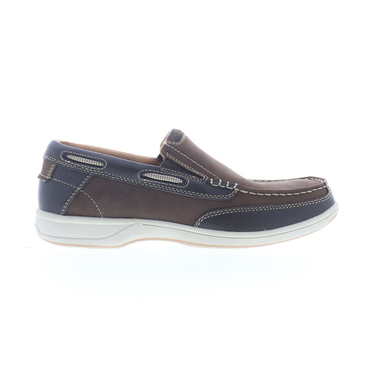 Florsheim Lakeside Slip 13158-200 Mens Brown Wide Loafers Casual Shoes